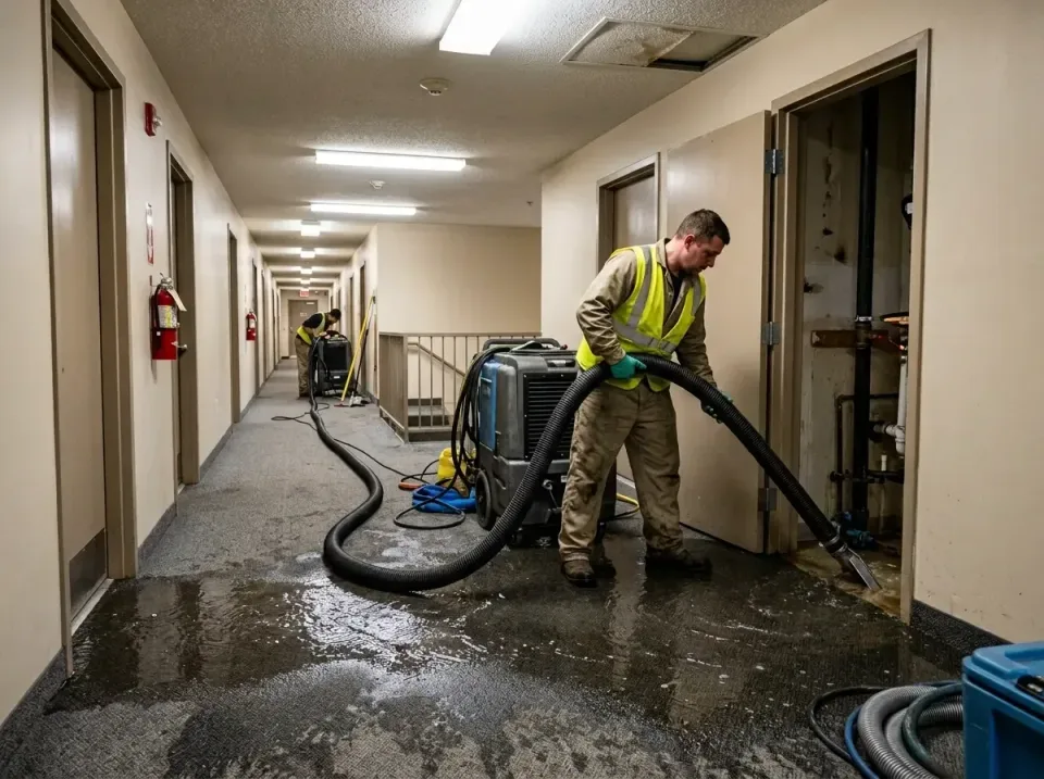 multi-unit-apartment-hallway-f-005 — frequently asked questions, Emergency Burst Pipe Water Extraction & Removal in Signal M…